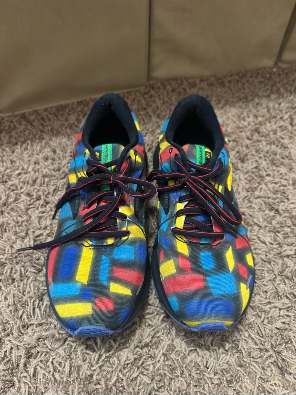 Brooks Women's Multicolor Athletic Shoes - Blue/Red/Yellow/Black